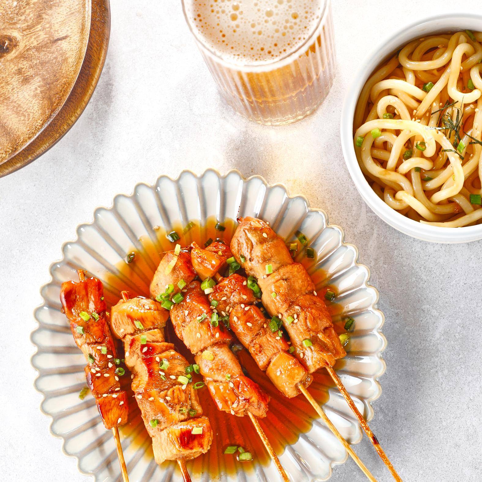 Brochetas de pollo Yakitori - Receta undefined | Tefal