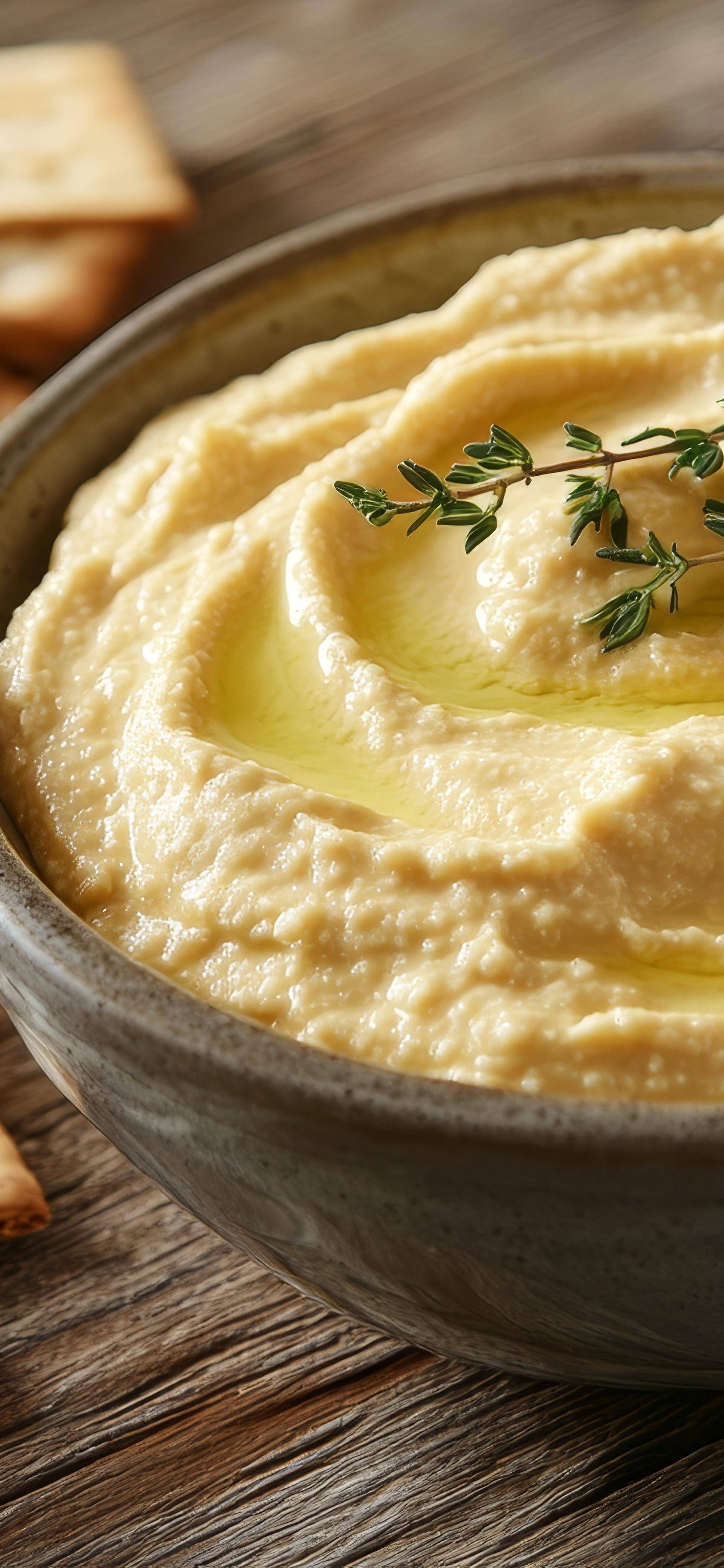 Hummus de garbanzos - Receta Pancake Express | Tefal