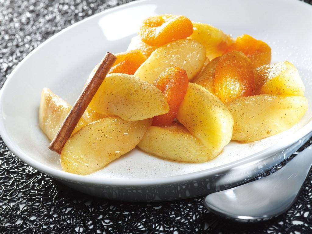 Manzanas con albaricoques y frutos secos - Receta Actifry 2 in 1 - 1.5kg | Tefal