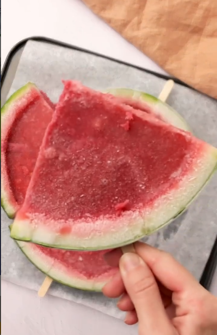 Helados de sandía Realfooding - Receta Blendforce, Mini Blender | Tefal