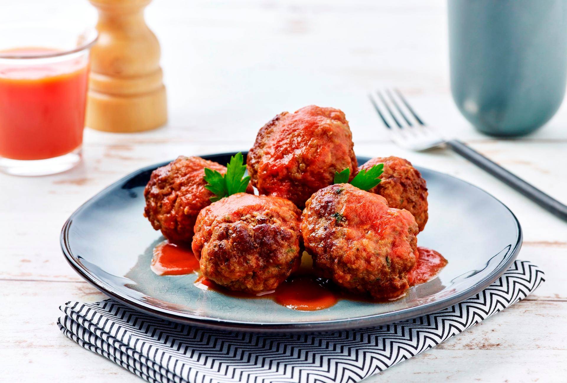 Albóndigas en salsa de tomate - Receta Actifry Genius XL | Tefal