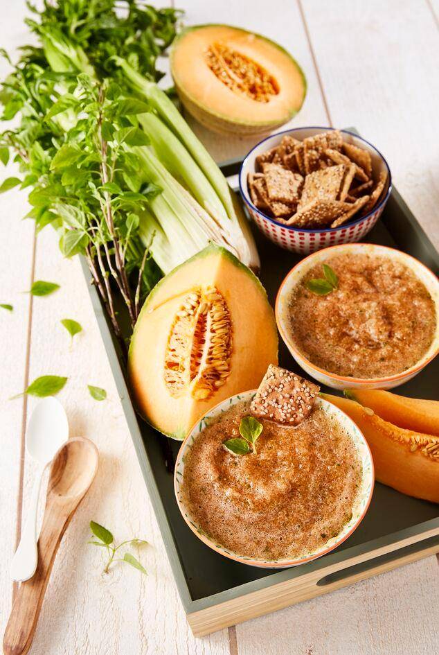 Sopa de melón y apio - Receta Perfectmix + | Tefal