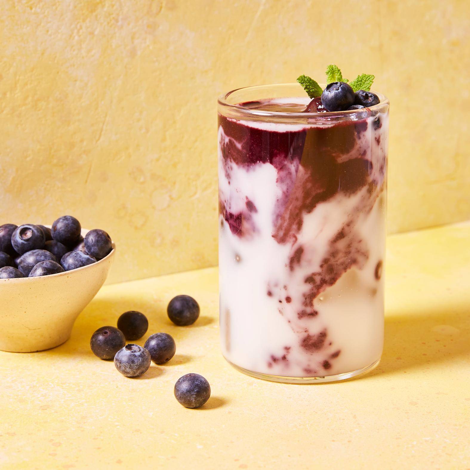 Blue latte con hielo - Receta Perfectmix + | Tefal