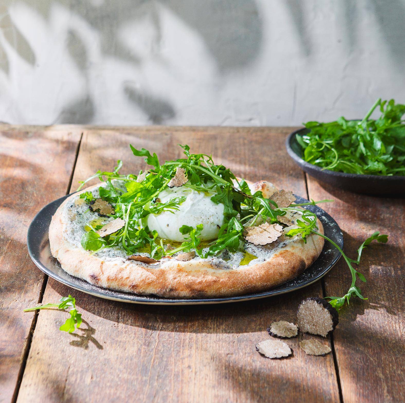 Pizza con trufa y burrata - Receta Pizza Pronto | Tefal