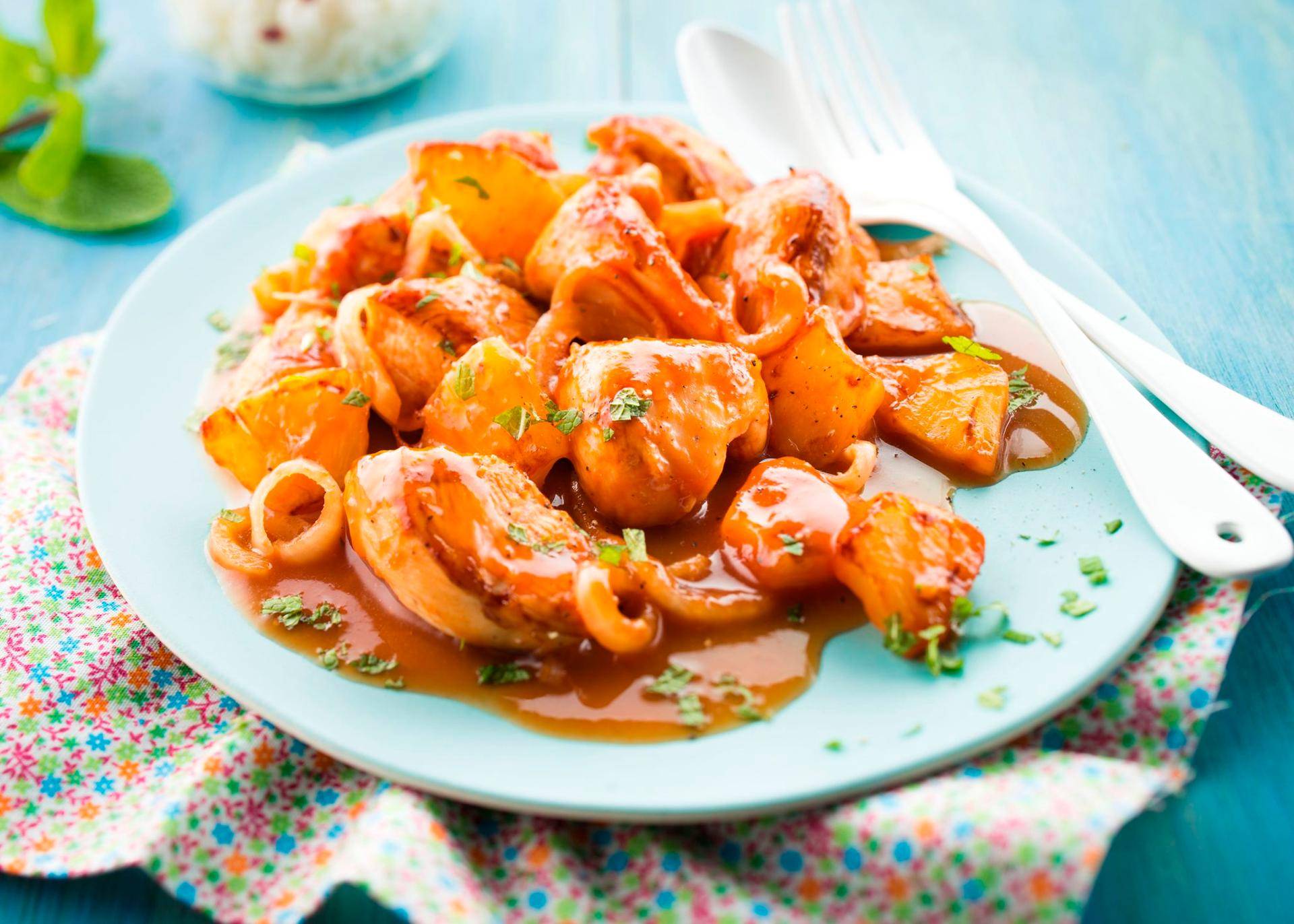 Salsa de pollo agridulce - Receta Actifry Genius XL | Tefal