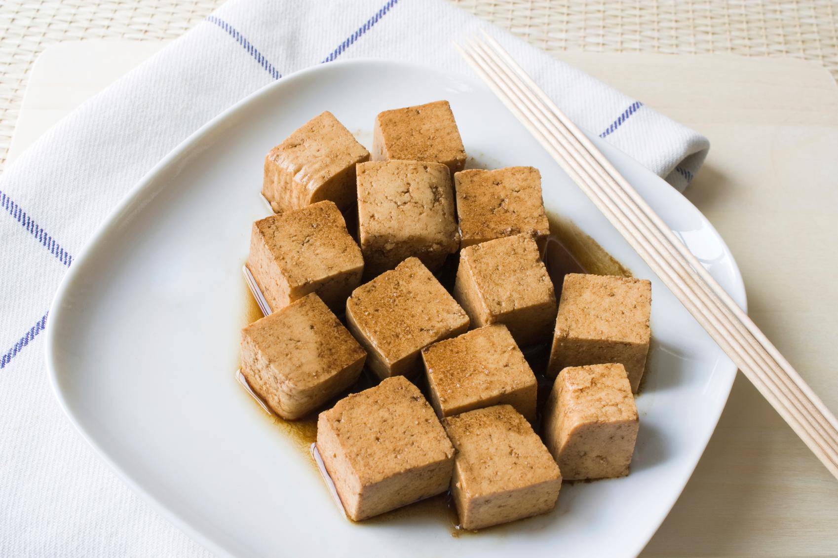 Tofu frito en salsa de soja - Receta Actifry Express 1kg | Tefal