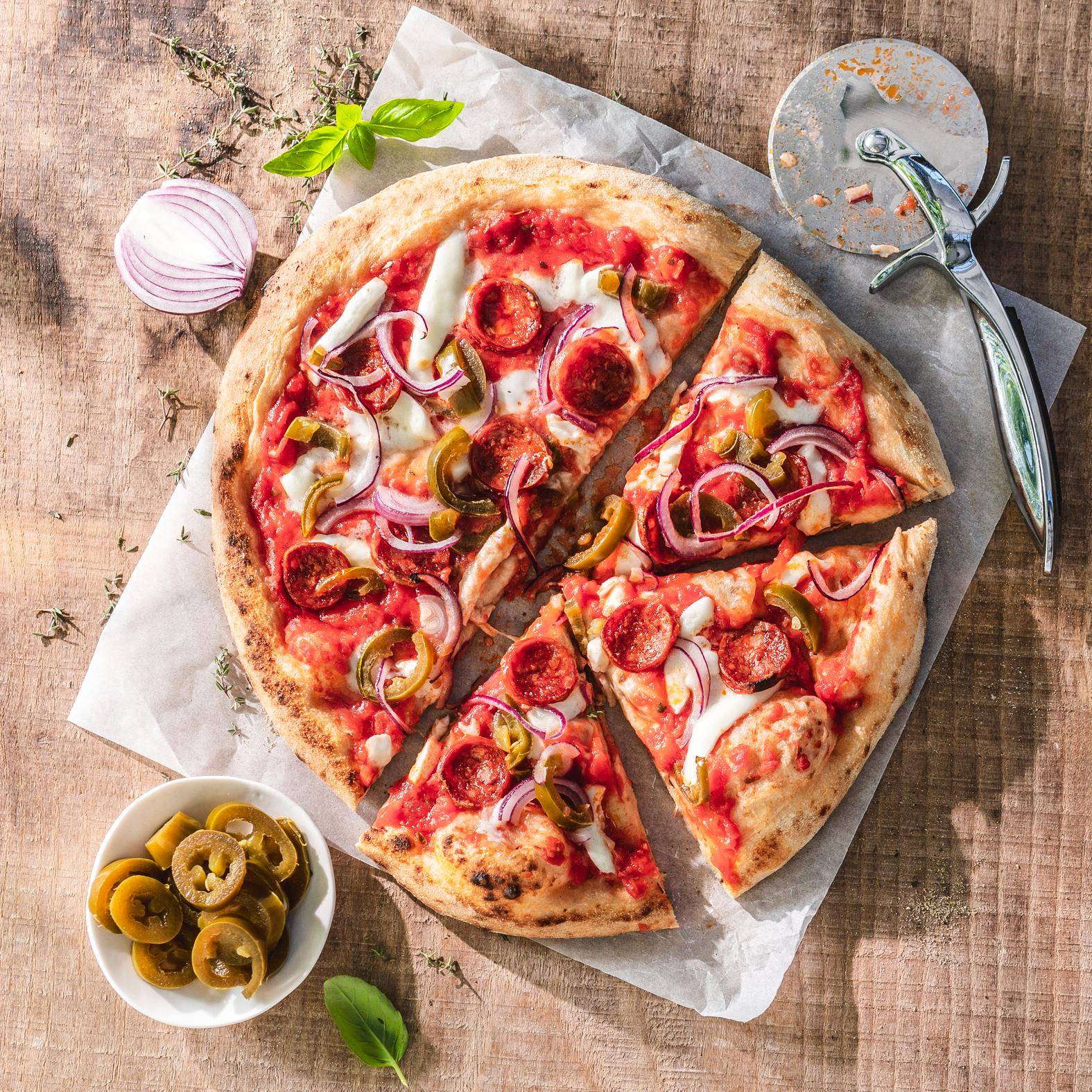 Pizza picante de pepperoni - Receta Pizza Pronto | Tefal