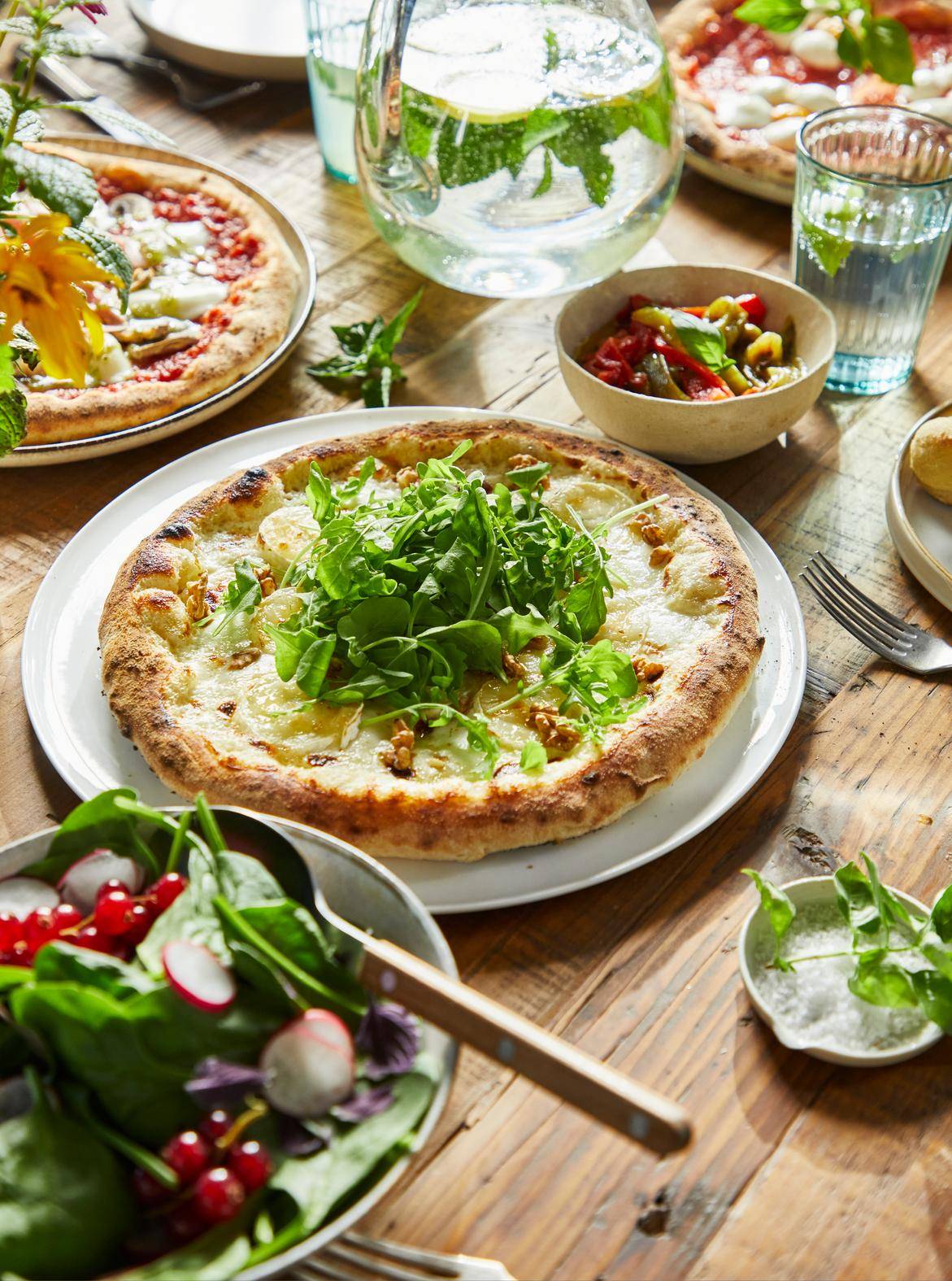 Pizza con queso de cabra y miel - Receta Pizza Pronto | Tefal