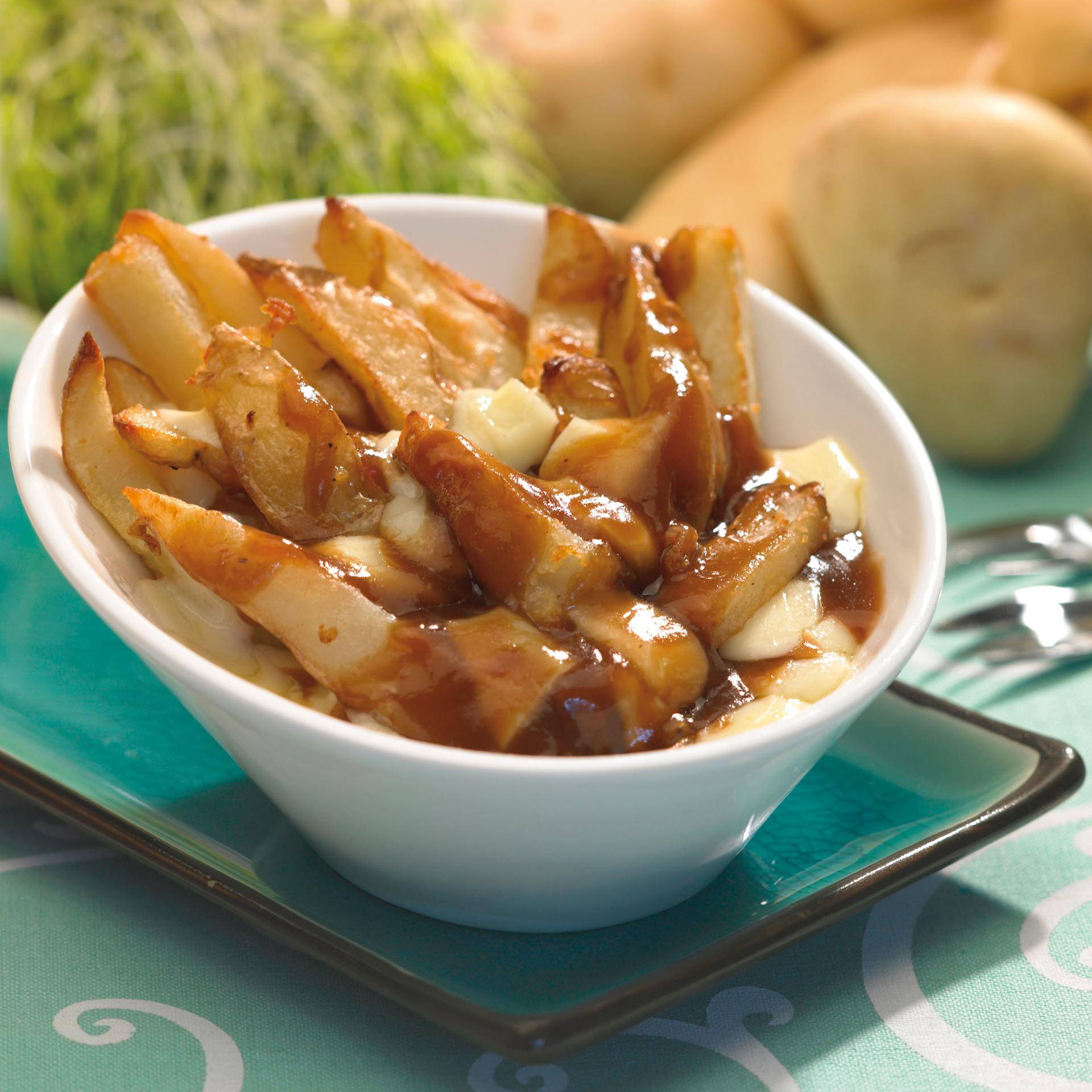 Poutine bajo en calorías - Receta Actifry Genius | Tefal