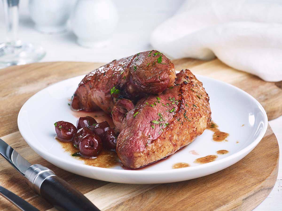 Pato en salsa de cereza - Receta Actifry Express 1kg | Tefal