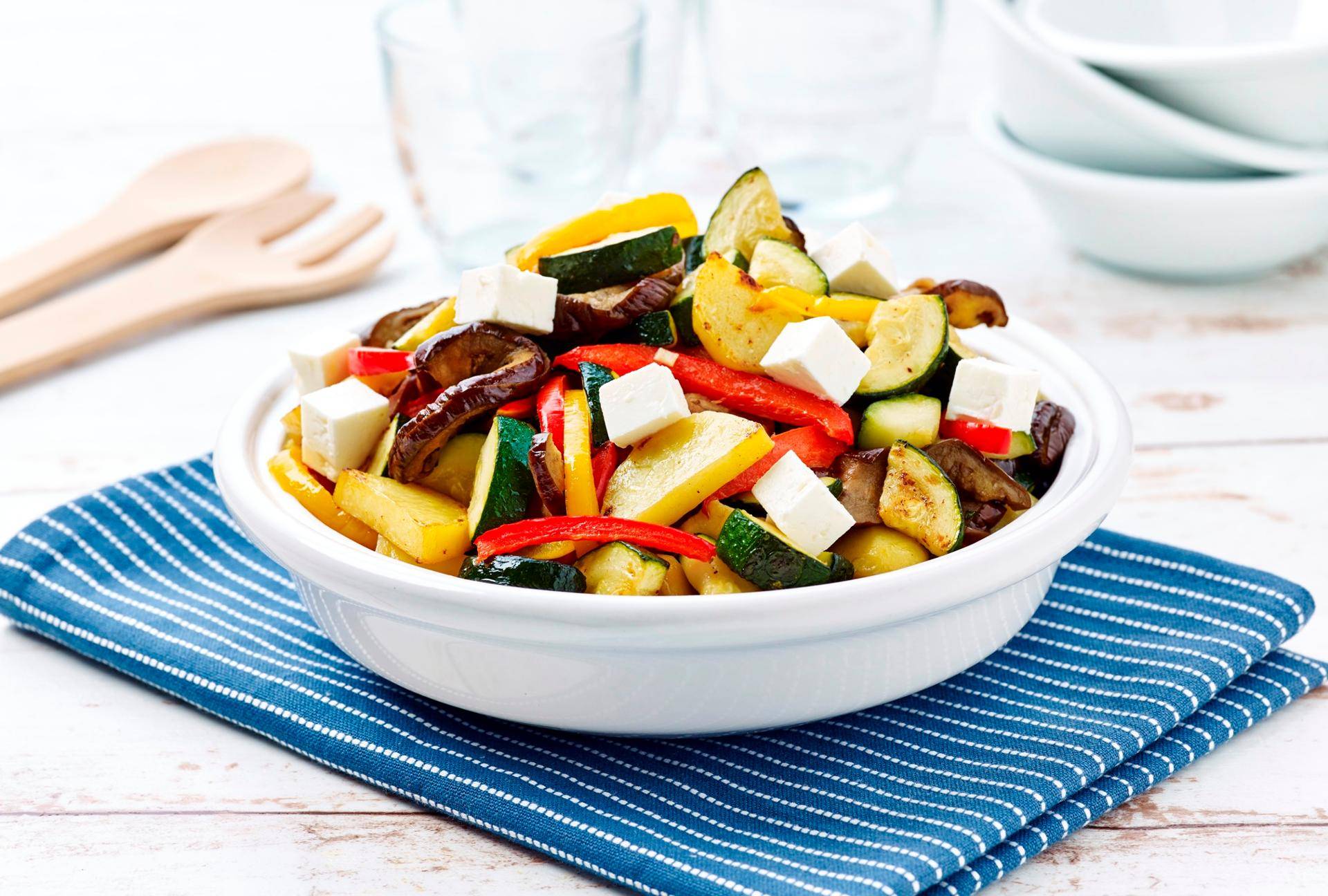 Ensalada saksuka - Receta Actifry Genius | Tefal