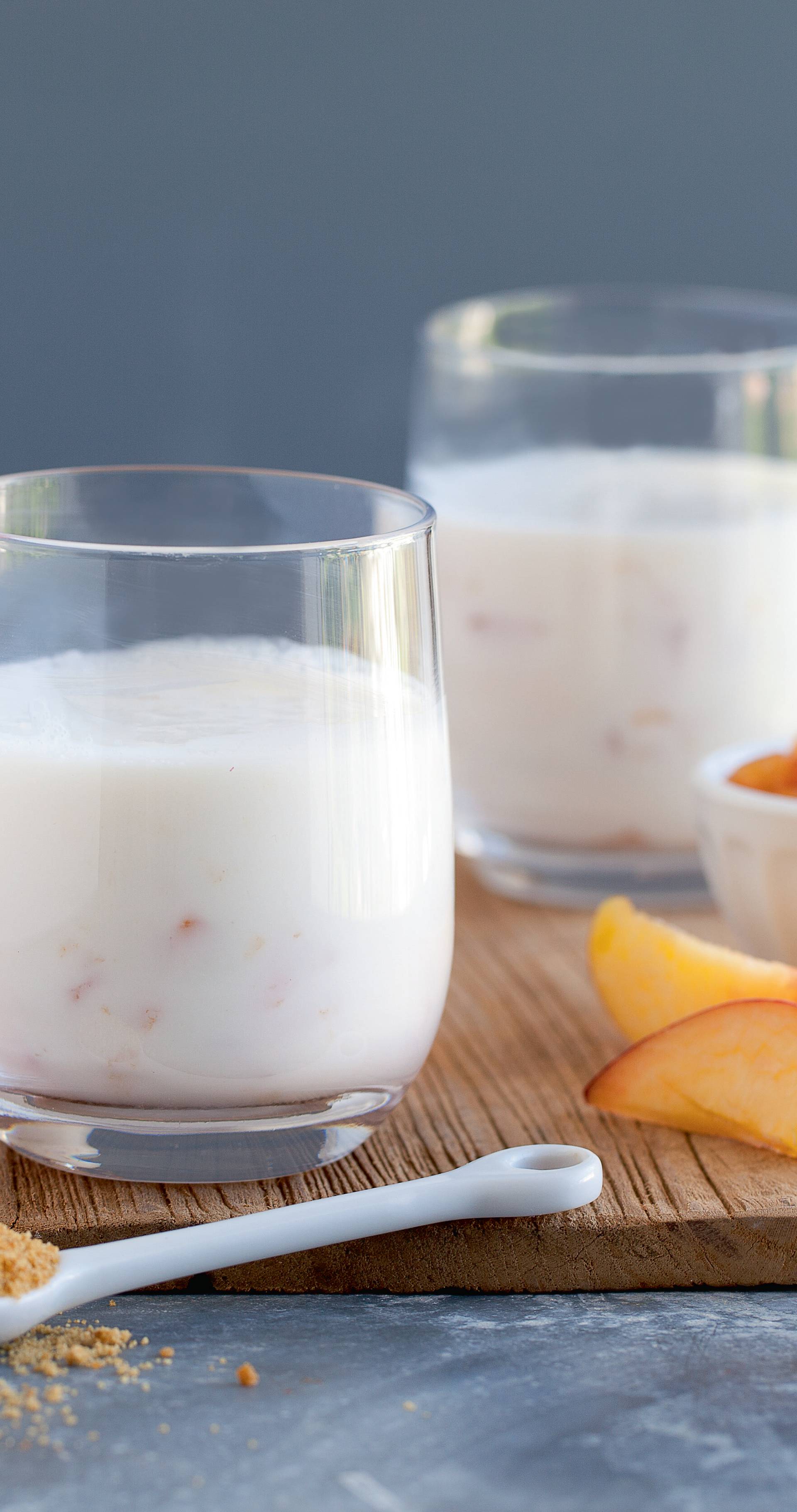 Bebida de yogur con leche de almendras y frambuesas - Receta undefined | Tefal