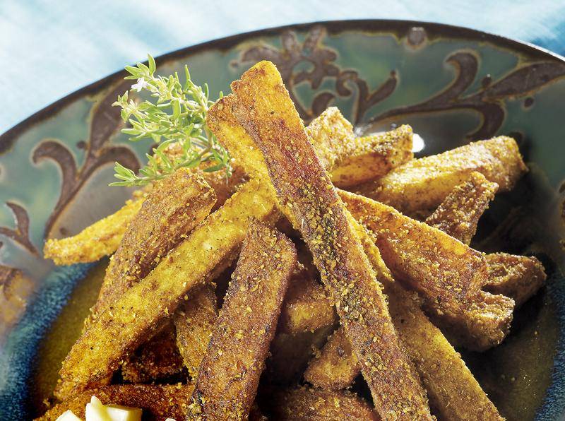 Patatas fritas con salsa de curry y piña - Receta Actifry Express 1kg | Tefal