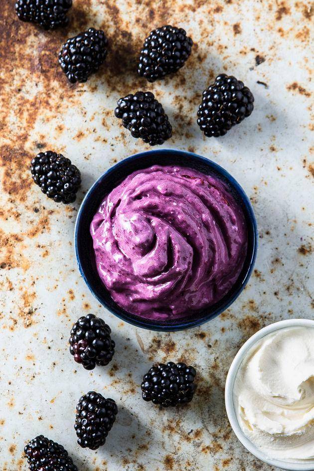 Sorbete de moras y mascarpone - Receta Perfectmix + | Tefal