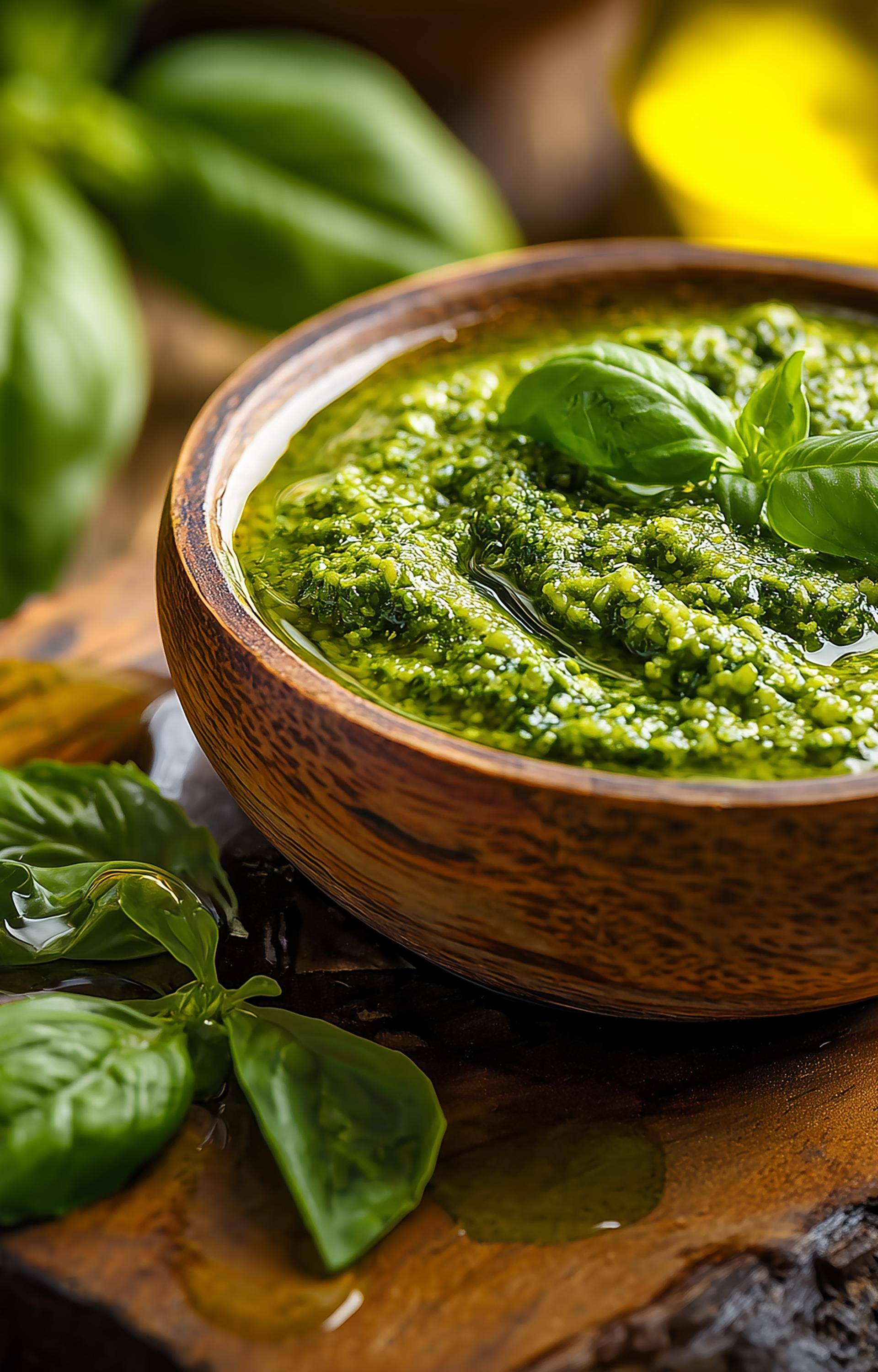 Pesto casero - Receta Pancake Express | Tefal