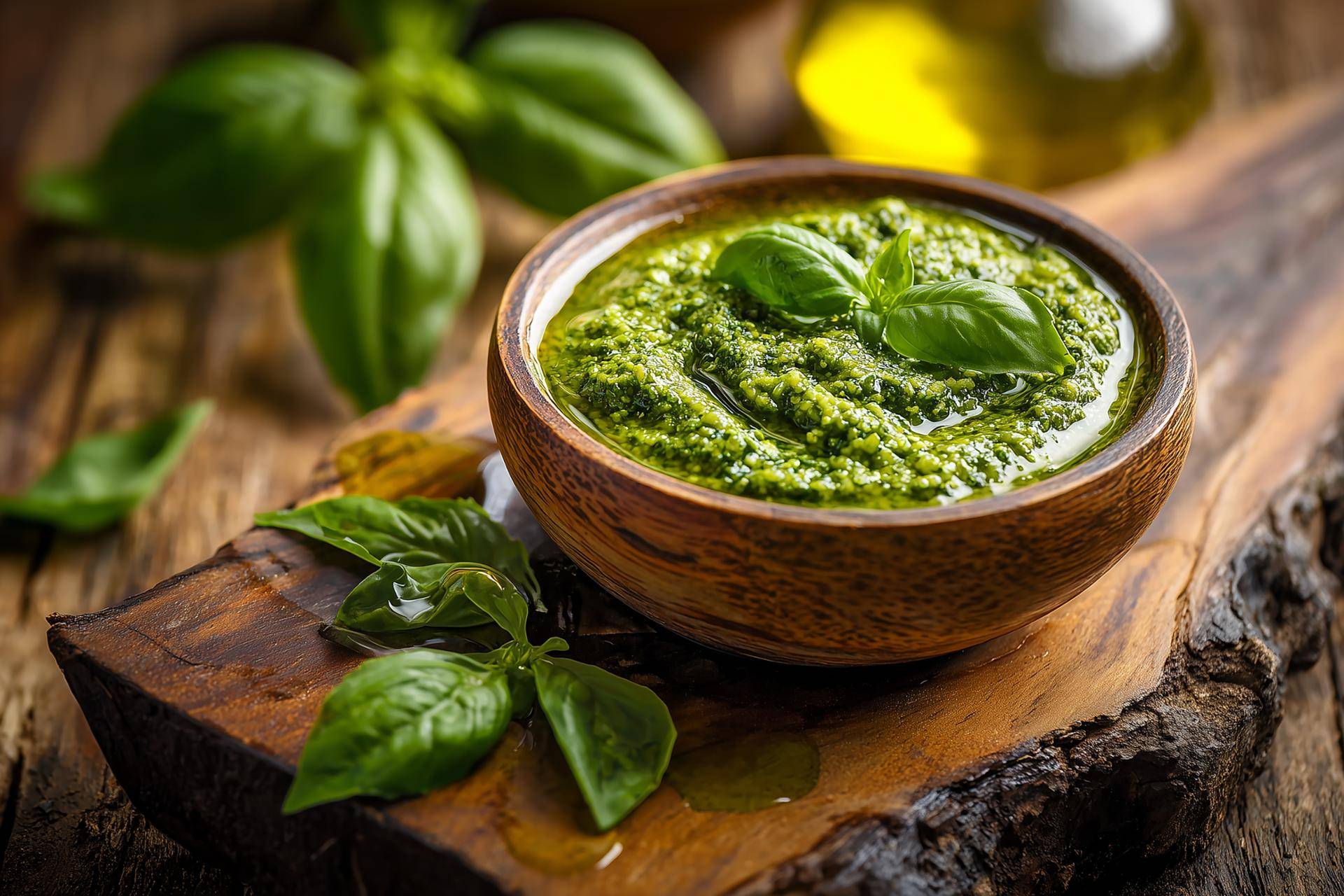 Pesto casero - Receta Pancake Express | Tefal