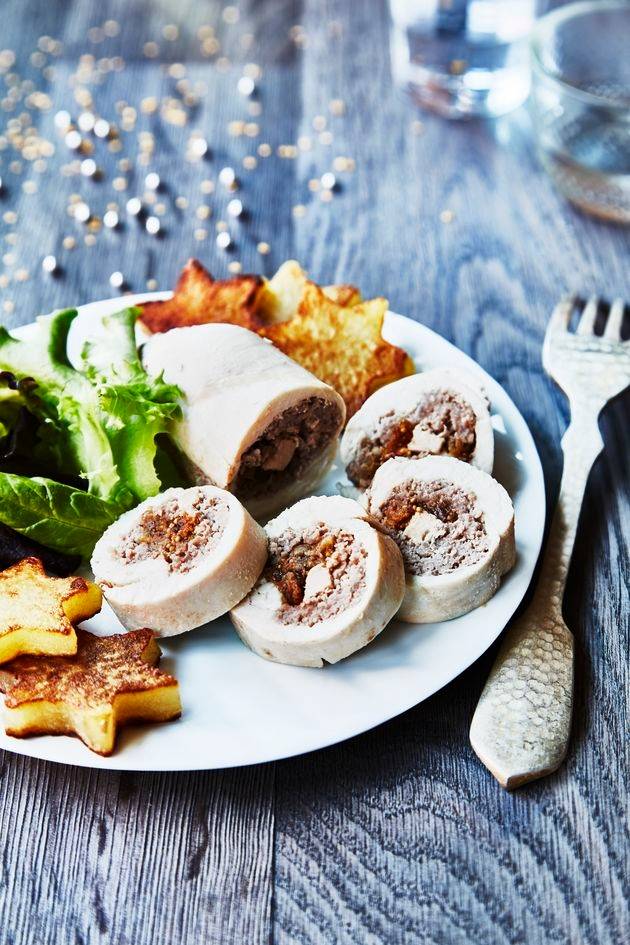 Rollo de ave con foie gras e higos - Receta Perfectmix Cook | Tefal