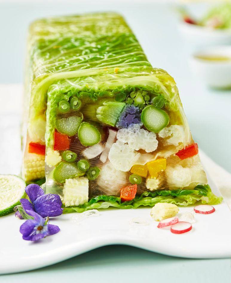 Terrina de salmón con verduras de primavera - Receta Perfectmix Cook | Tefal