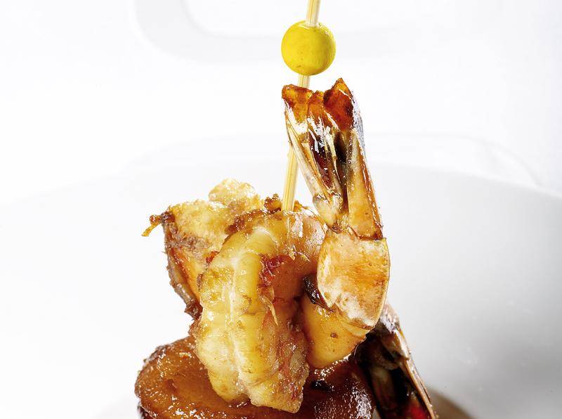 Gambas en salsa agridulce - Receta Actifry Express 1kg | Tefal