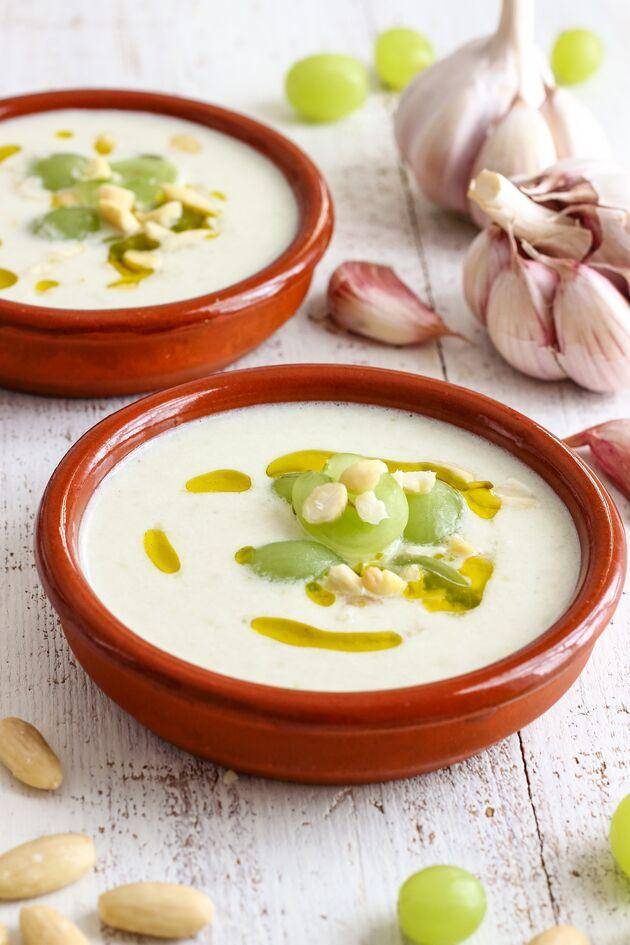 Gazpacho cremoso de almendras y ajo - Receta Perfectmix + | Tefal