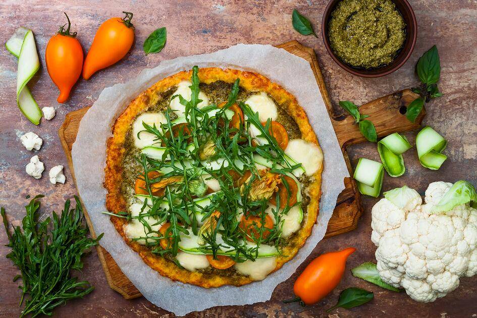 Pizza con masa de coliflor - Receta Perfectmix + | Tefal