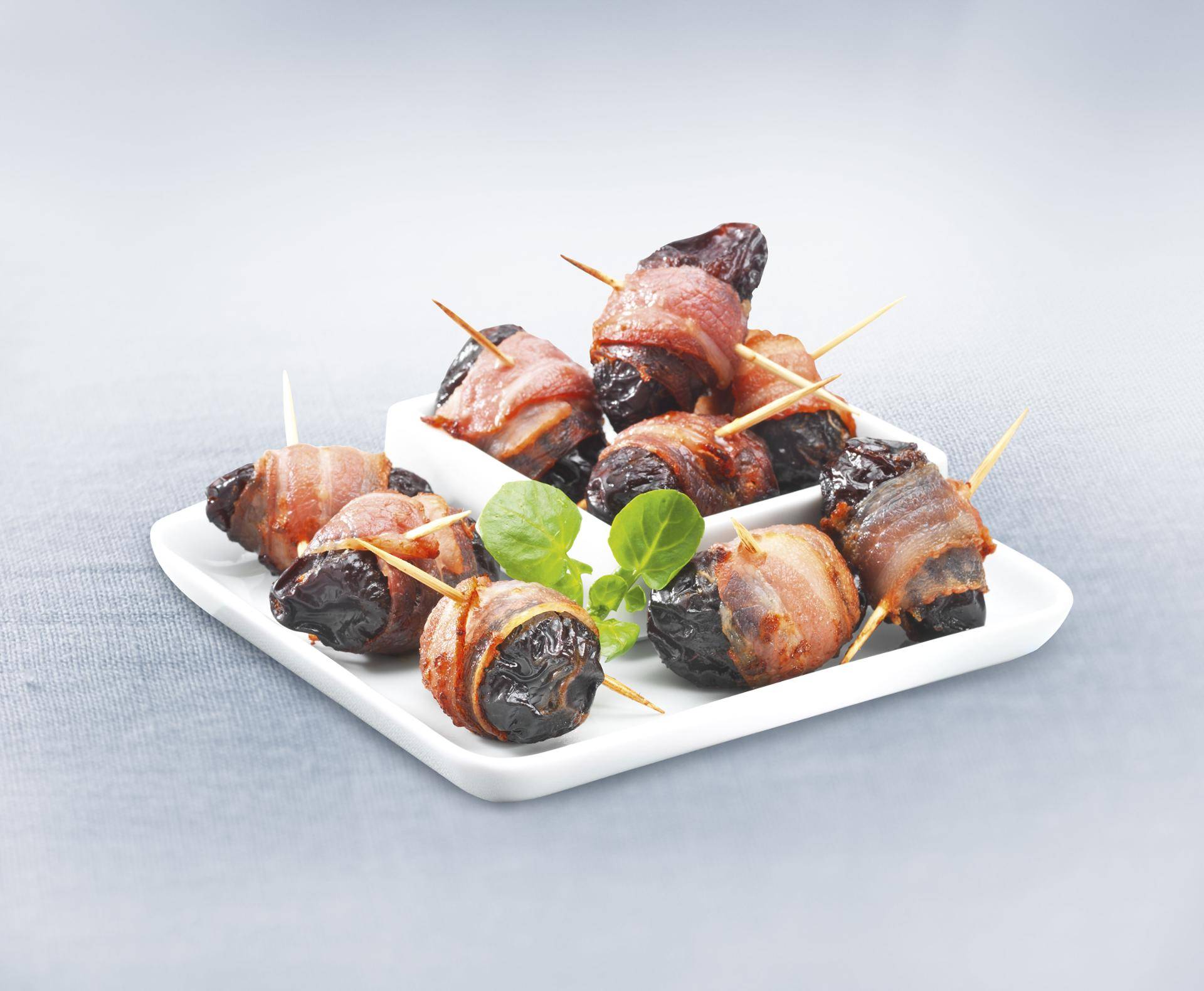 Brochetas de ciruelas pasas y bacon - Receta Actifry Express 1kg | Tefal