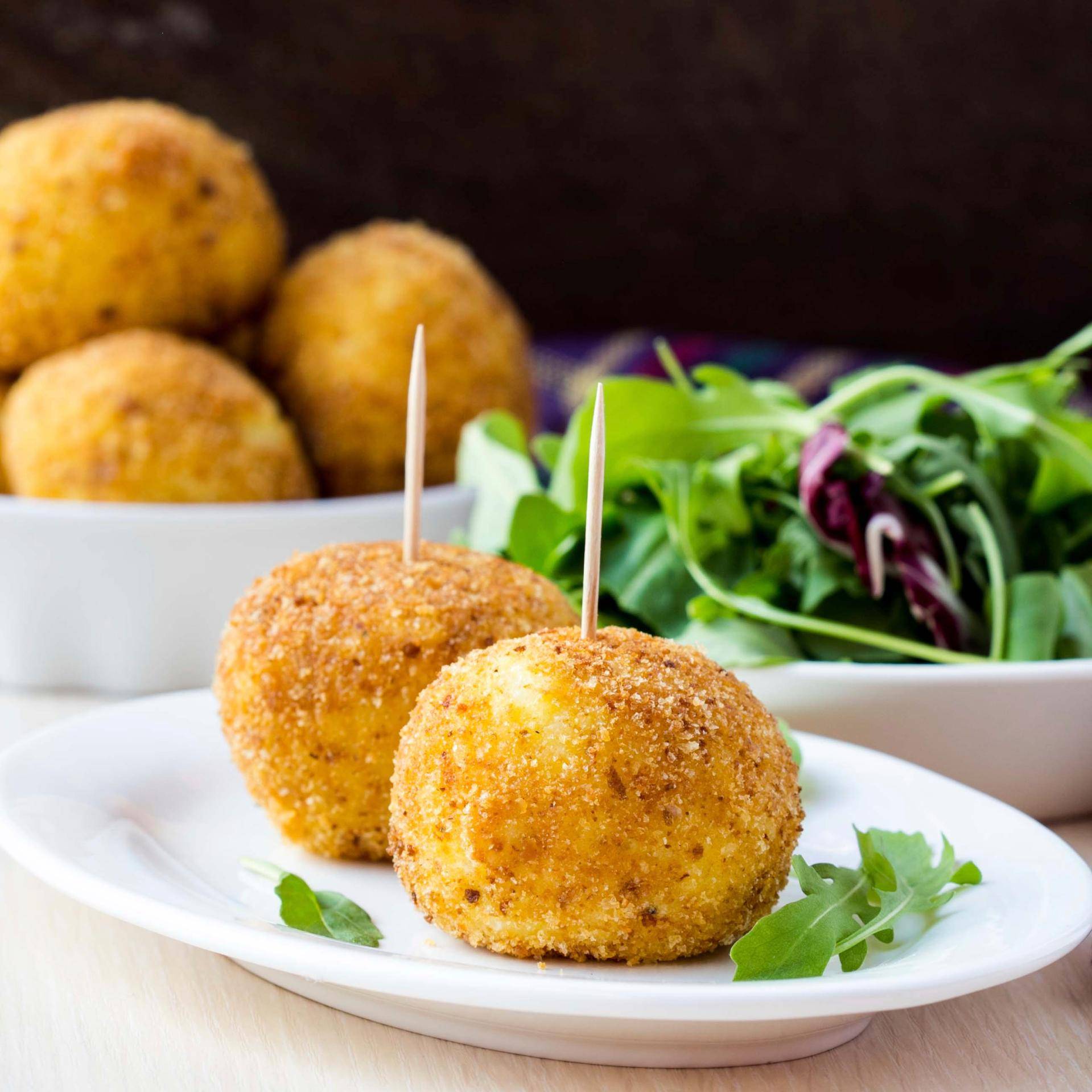 Bolas de puré de patata fritas - Receta Actifry Express 1kg | Tefal