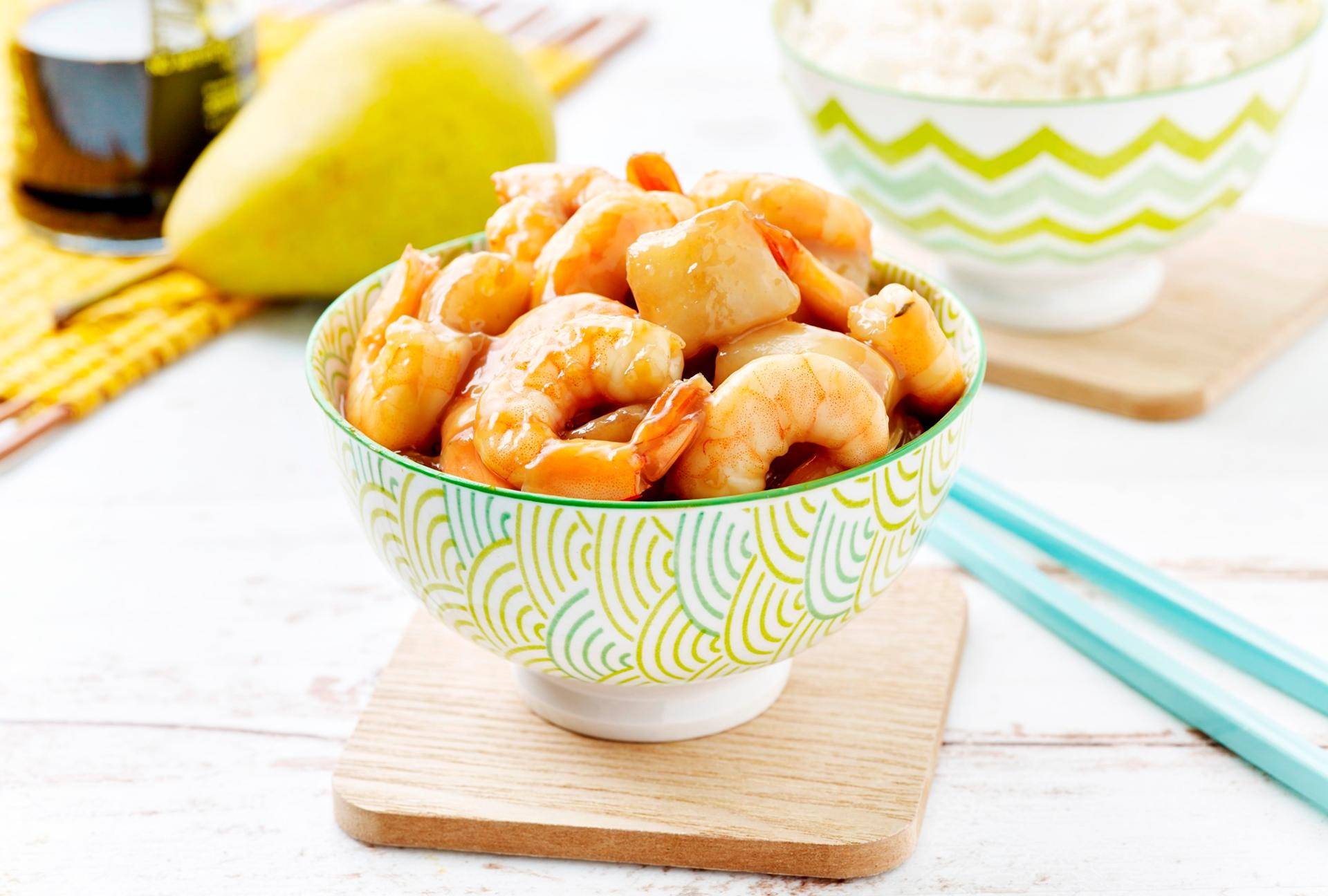 Gambas agridulces - Receta Actifry Genius | Tefal