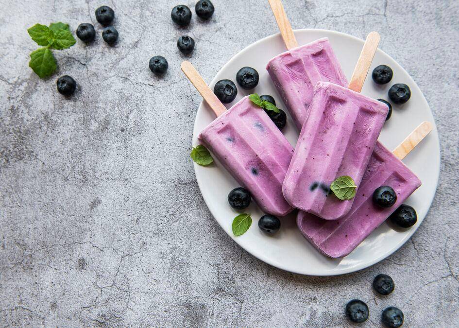 Yogur helado con arándanos - Receta Perfectmix + | Tefal