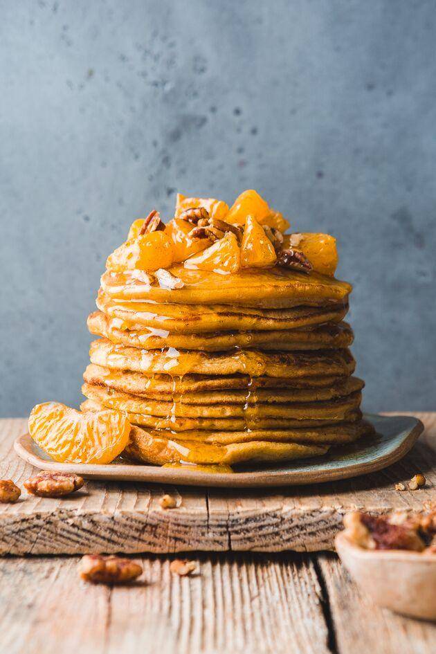 Tortitas de harina de castañas y de calabaza - Receta Perfectmix + | Tefal