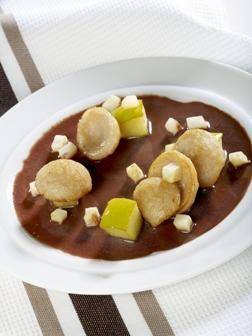 Pudin blanco con manzanas y salsa de morcilla - Receta Actifry 2 in 1 - 1.5kg | Tefal