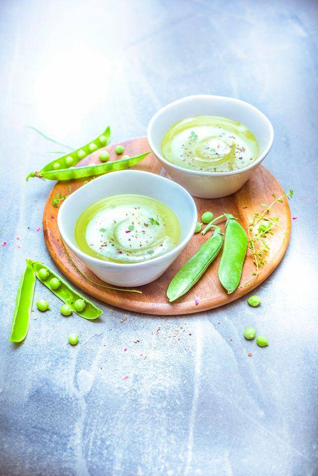 Crema de guisantes con espuma de tomillo - Receta Perfectmix Cook | Tefal