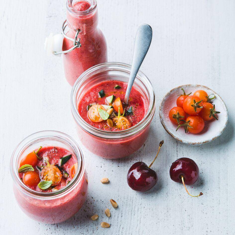 Gazpacho de tomate y cereza - Receta Perfectmix + | Tefal
