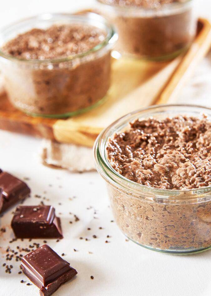 Mousse de pudin de chía y chocolate - Receta Perfectmix + | Tefal