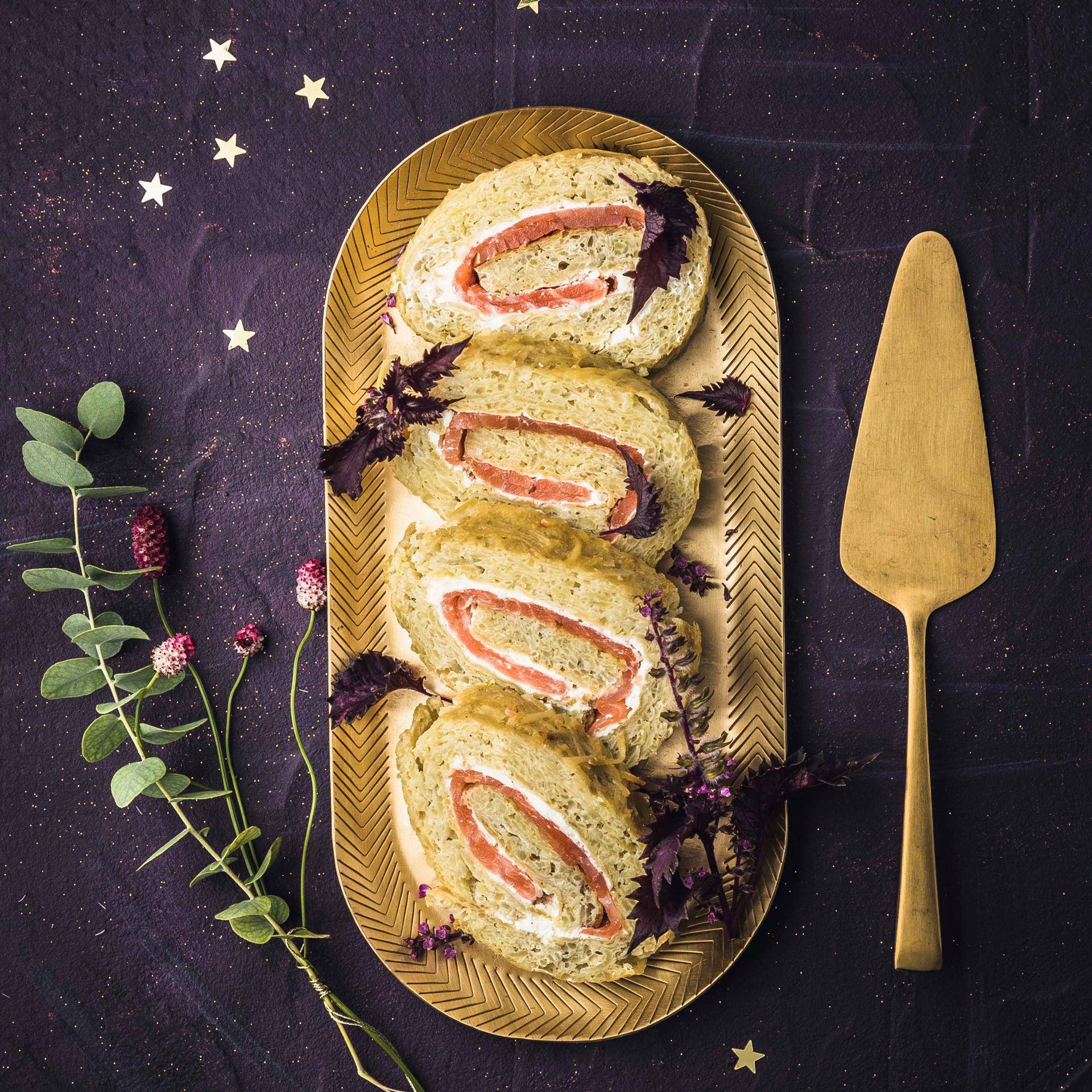 Rollitos de patata rellenos de salmón ahumado - Receta undefined | Tefal