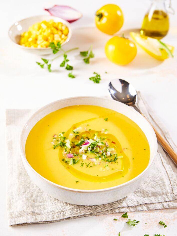 Sopa fría de verduras de verano - Receta Perfectmix + | Tefal