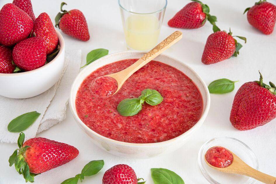 Sopa de fresas - Receta Perfectmix + | Tefal