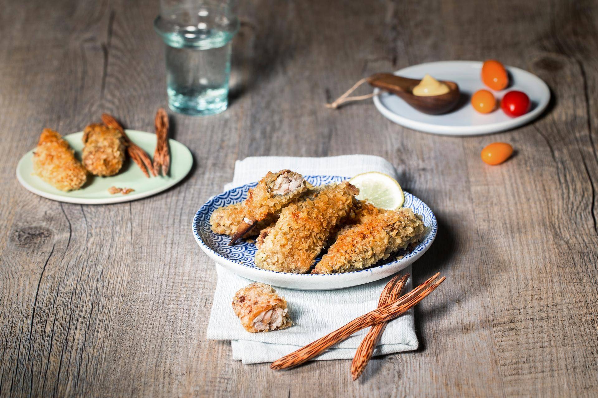 Sardinas rebozadas con patatas fritas inglesas - Receta Actifry Genius XL | Tefal