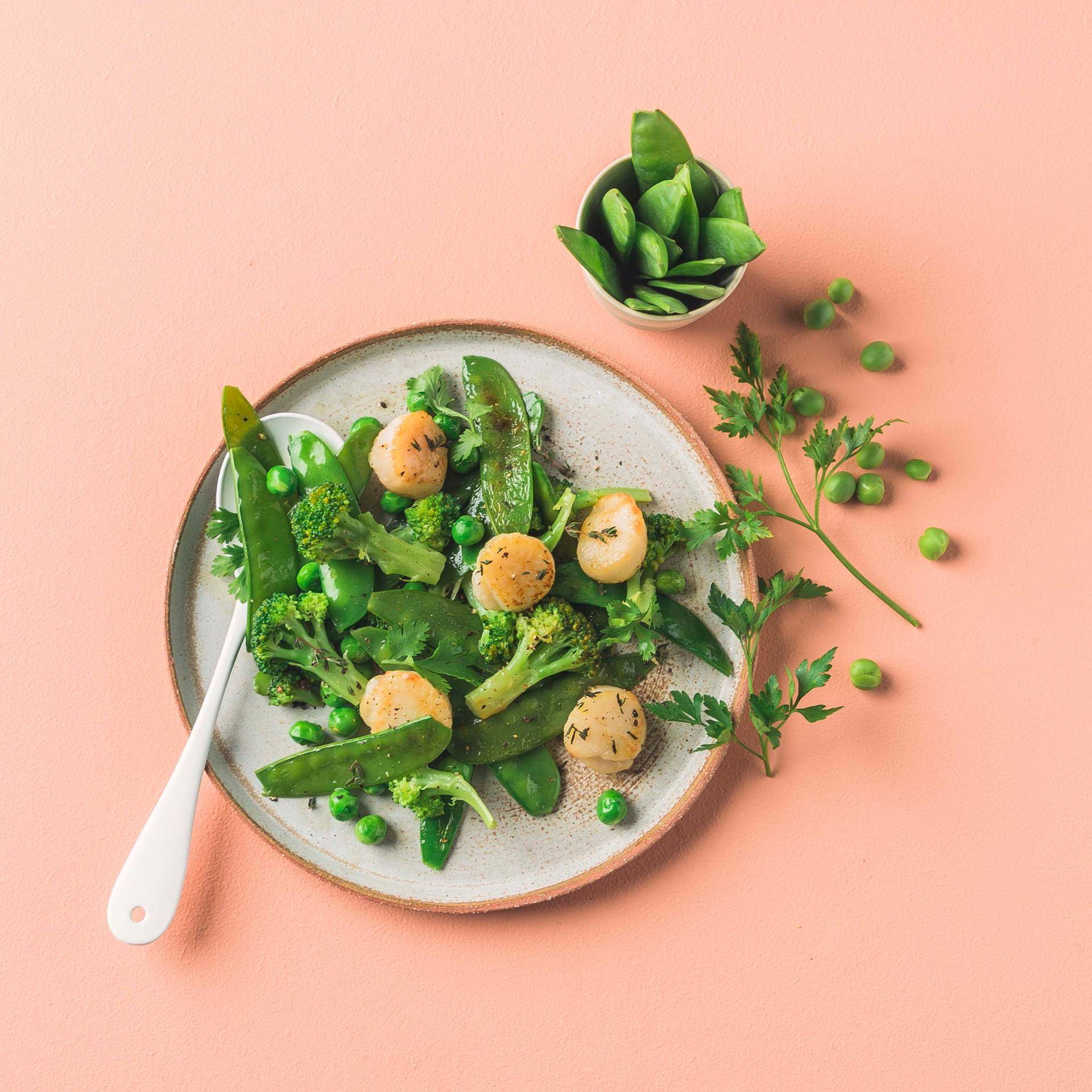 Verduras con vieiras - Receta undefined | Tefal