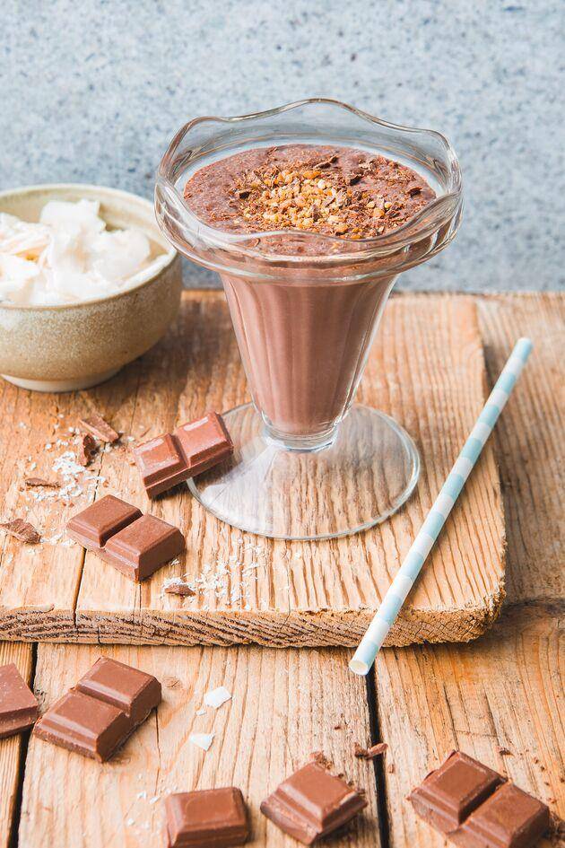Batido de chocolate, plátano y coco - Receta Perfectmix + | Tefal