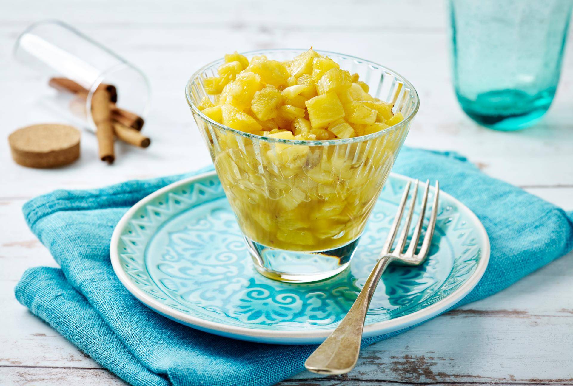 Piña con miel de acacia - Receta Actifry 2 in 1 - 1.5kg | Tefal