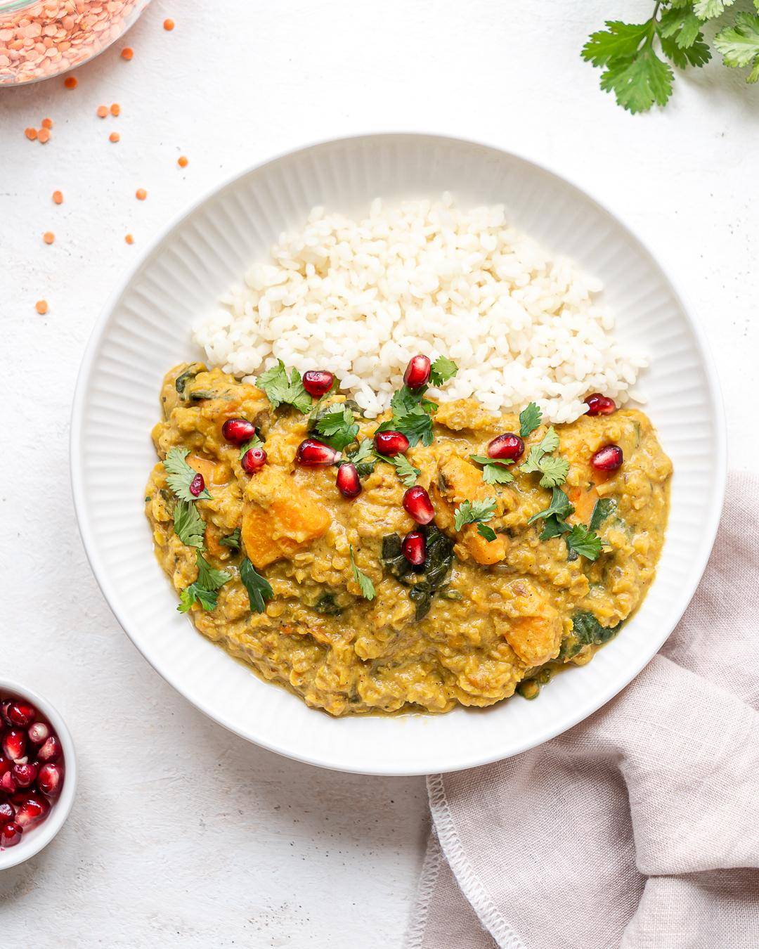 Dahl de lentejas rojas coralinas - Receta undefined | Tefal
