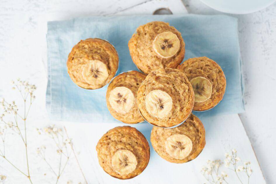 Magdalenas de plátano - Receta Perfectmix + | Tefal