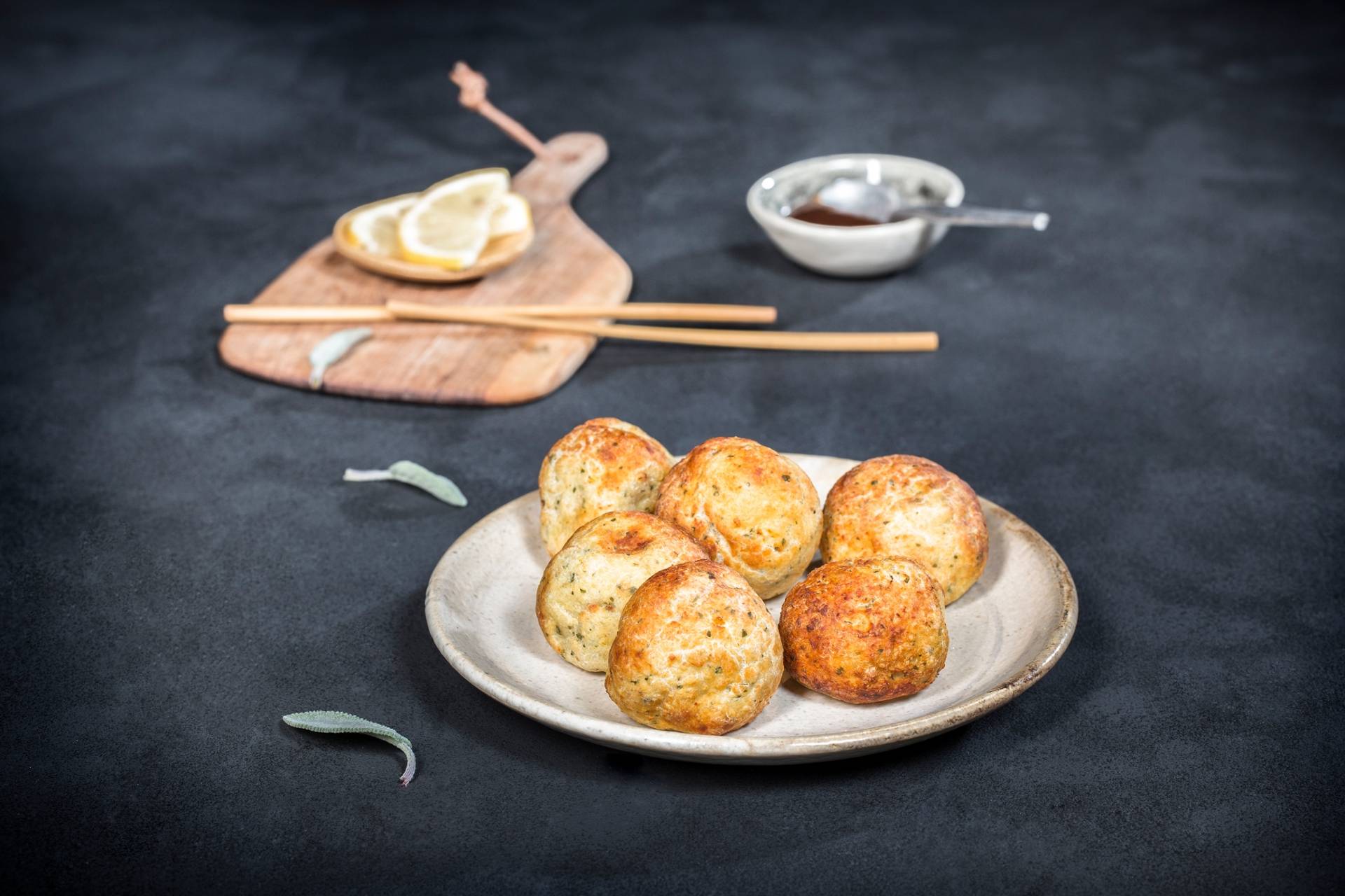 Albóndigas de pollo al limón y al perejil - Receta Actifry Genius | Tefal