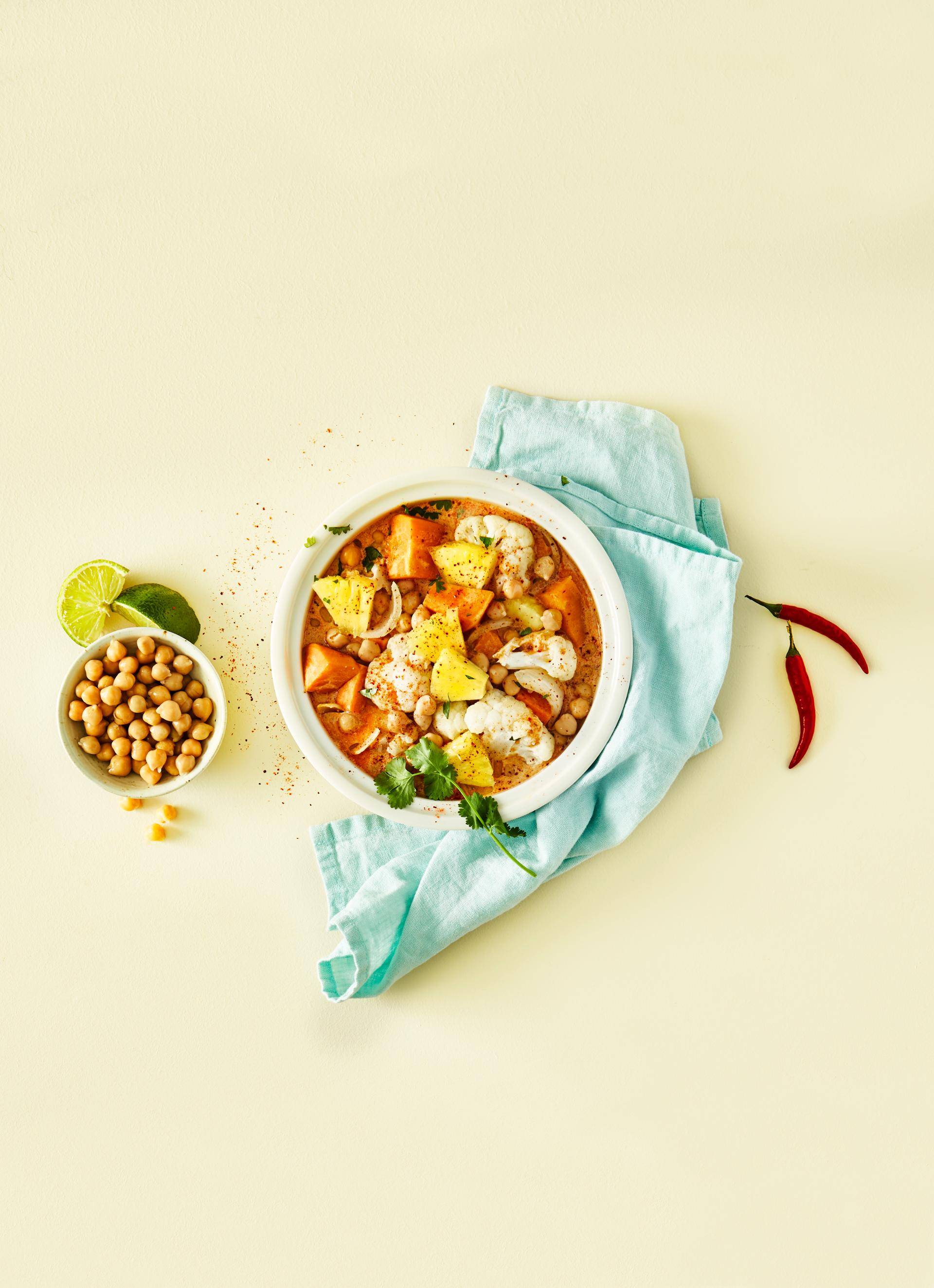 Curry de verduras con piña - Receta undefined | Tefal