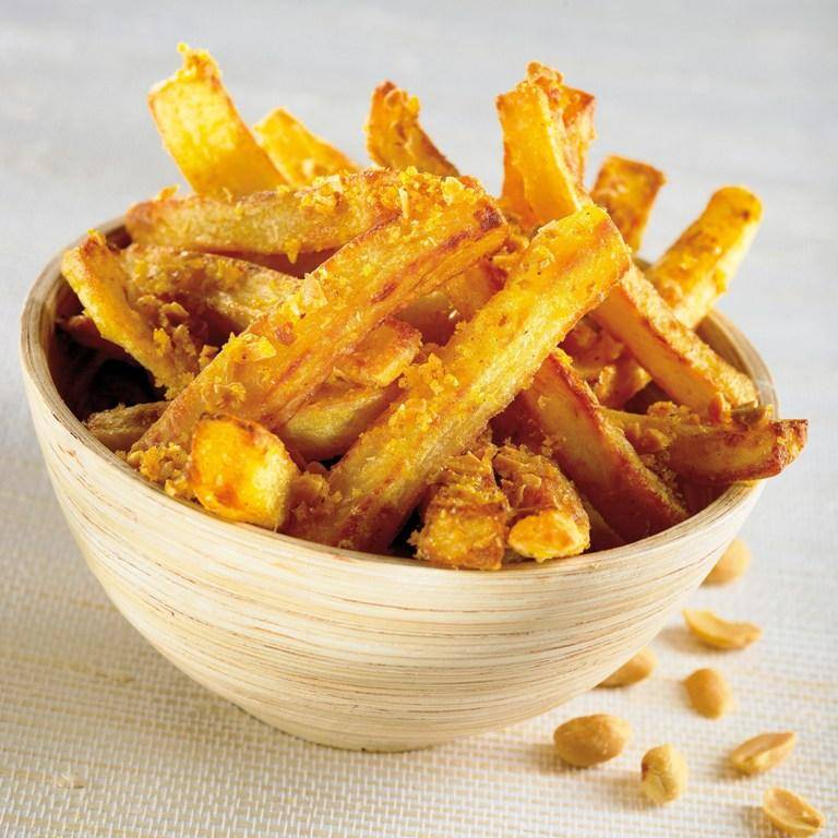 Patatas fritas con cacahuete y bacon - Receta Actifry Express 1kg | Tefal