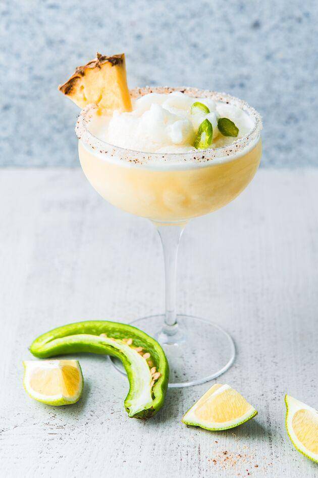 Margarita con piña y chile jalapeño - Receta Perfectmix + | Tefal