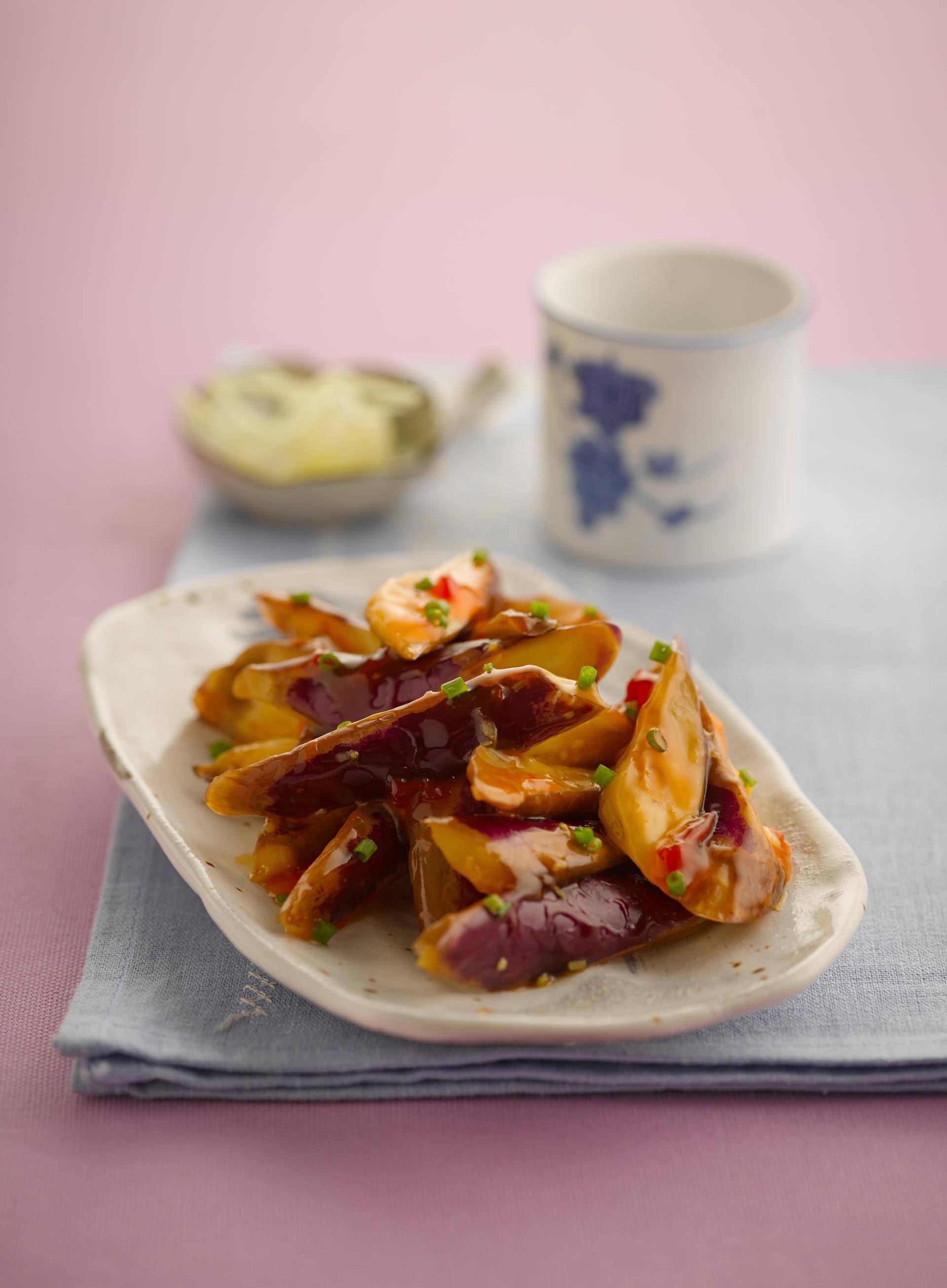 Berenjenas salteadas con salsa picante - Receta Actifry Genius | Tefal