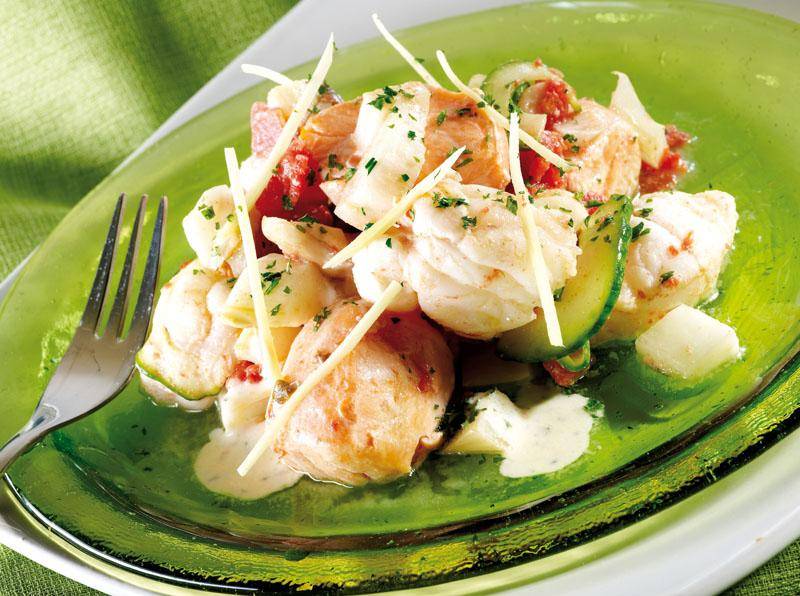 Pescado hervido con tomate e hinojo - Receta Actifry Express 1kg | Tefal