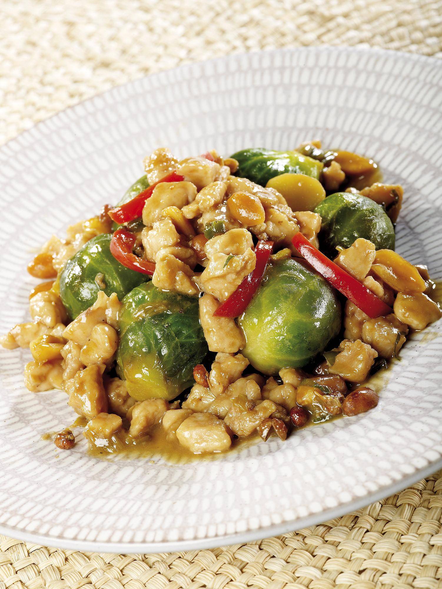 Mollejas a la pekinesa y coles de Bruselas - Receta Actifry 2 in 1 - 1.5kg | Tefal